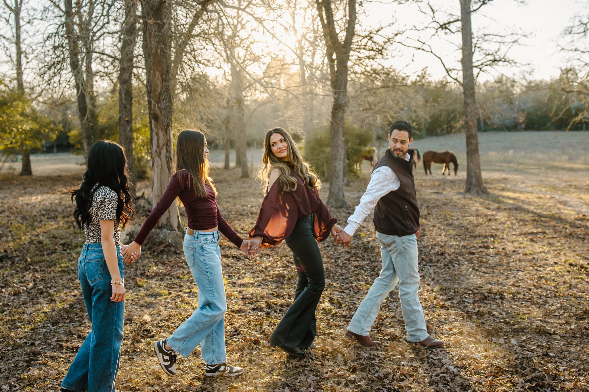 Portrait of Aline Cortines outdoors
